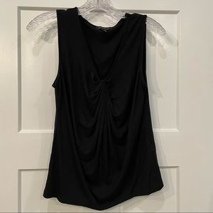 NWOT Banana Republic Black Tank w/ Knot Detail